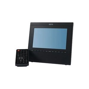 AEG CTV 4910 17,8 cm (7 Zoll) Tragbarer LCD-Fernseher (DVB-T Tuner, UKW-Tuner, SD-Kartenslot, USB 2.0) schwarz