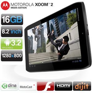 Motorola 8,2 inch Android tablet - Xoom 2 Media Edition 3G