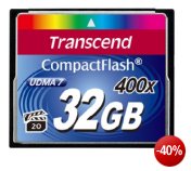 Transcend Extreme-Speed 400x 32GB Compact Flash Speicherkarte