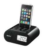 Sony ICF-C05IPB Uhrenradio mit Dockingstation für Apple iPod/iPhone
