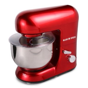 Klarstein TK2-Mix8-R Bella Rossa Küchenmaschine, 1200W, 5 Liter rot