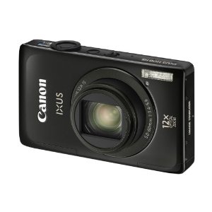 Canon IXUS 1100 HS Digital Camera - Black (12.1 MP, 12x Optical Zoom) 3.2 inch Touch Screen LCD
