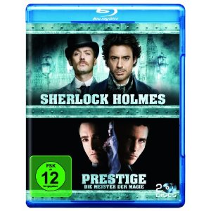 Prestige - Meister der Magie & Sherlock Holmes (2 Discs) [Blu-ray]