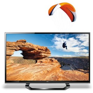 LG 47LM615S 119 cm (47 Zoll) Cinema 3D LED-Backlight-Fernseher, Energieeffizienzklasse A+ (Full-HD, 200Hz MCI, DVB-T/C/S2) schwarz