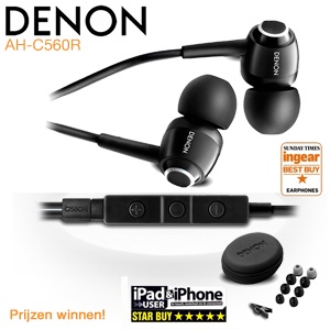 Denon Premium Mobile Elite In-Ears mit 3-Tasten-Fernbedienung für iPhone