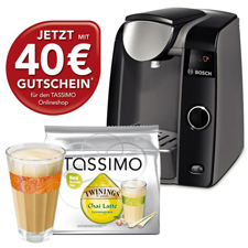 Bosch Tassimo T 43 Joy Kaffeepadmaschine Schwarz