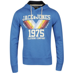 Jack & Jones Men's Mountain Hooded Sweatshirt - Blue