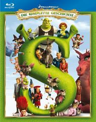 Shrek 1-4, Die komplette Geschichte, 4 Blu-rays