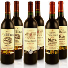 6 Fl. Grand Vin Bordeaux Chateau Weinset Rotwein Wein Frankreich Goldmedaille