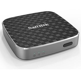 SanDisk Connect Wireless Media Drive mit WLAN Funktion (64 GB) (SDWS1-064G-E57)