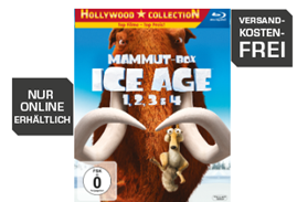 Bild zu Ice Age 1-4 (Mammut Box) – (4 Blu-rays) für 16,99€