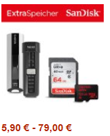 Bild zu Amazon Tagesangebot: verschiedene SanDisk Produkte zum Bestpreis