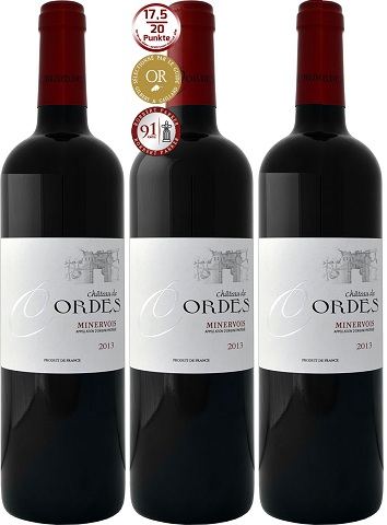 Bild zu Der Weinversand: 6 Flaschen prämierter Château de Cordes Minervois AOC für 31,89 € inkl. Versand