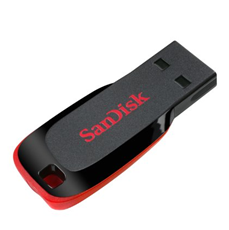 Bild zu SanDisk Cruzer Blade 128GB Speicherstick (USB 2.0) für 25€