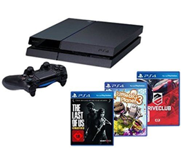 Bild zu Sony Playstation 4 inkl. The Last of Us, Drive Club und Little Big Planet 3 für 379,90€
