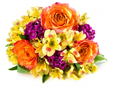 Bild zu Miflora: Blumenstrauß Lucia inkl. Grußkarte für 15,80€