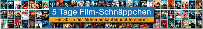 Bild zu 5 Tage Film-Schnäppchen bei Amazon.de + 5€ Rabatt ab 30€