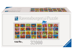 Bild zu Ra­vens­bur­ger 17838 – Keith Ha­ring: Double Re­tro­s­pect – 32.000 Teile Puzzle (544x192cm) – größ­tes Puzzle der Welt für 116,43€