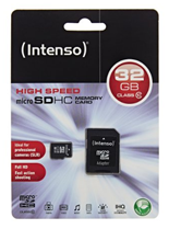 Bild zu Intenso MicroSDHC 32GB Class 10 Speicherkarte inkl. SD-Adapter für 9,99€