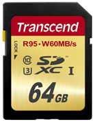 Bild zu Transcend SDXC UHS-I U3 64GB Speicherkarte für 27,99€ inkl. Prime Versand