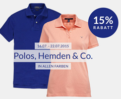 Bild zu Engelhorn: 15% Extra-Rabatt auf Polo-Shirts, Hemden und Co., so z.B. Lacoste Polo-Shirts ab 33,91€