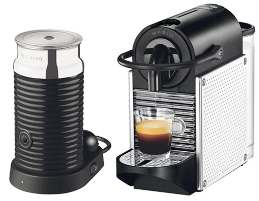 Bild zu Kapselmaschine DeLonghi EN 125.MAE Nespresso Pixie mit dem Ae­roc­ci­no-Milch­auf­schäu­mer für 99€ inkl. Versand