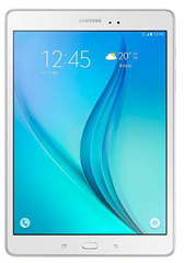 Bild zu Samsung Galaxy Tab A  (9,7 Zoll) LTE Ta­blet-PC (Quad-Co­re, 1,2 GHz, 16 GB, An­dro­id 5.0) inkl. 500MB Base Datenflat für 313€