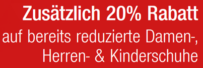 Bild zu Galeria Kaufhof: 20% Extra Rabatt auf bereits reduzierte Schuhe + 10% Newsletter-Rabatt