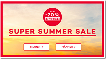 Bild zu Planet Sports: Super Summer Sale mit bis zu 70% Rabatt + 15% Extra-Rabatt dank Gutschein