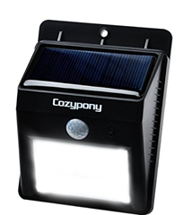 Bild zu [Prime] Cozypony Solarleuchte (8 LEDs inkl. Bewegungsmelder) für 11,99€