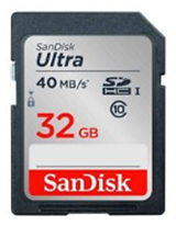 Bild zu SANDISK SDHC Speicherkarte Ultra 32 GB Class 10 UHS-I für 9€