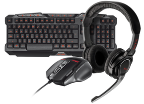 Bild zu Trust Gaming Bundle Gaming Maus GXT 25, Headset GXT 10 und beleuchtetes Keyboard GXT 280 für 35,99€ inkl. Versand