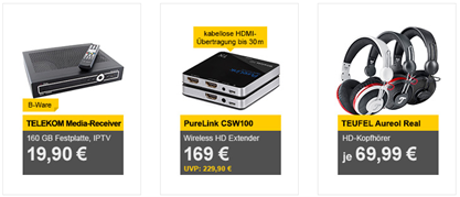 Bild zu Die Allyouneed.com Tagesangebote, z.B. PureLink – Wireless HD Extender CSW100 für 169€