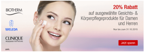 Bild zu Galeria Kaufhof: 20% Rabatt auf ausgewählte Gesichts- & Körperpflegeprodukte + 10% Newsletter-Rabatt