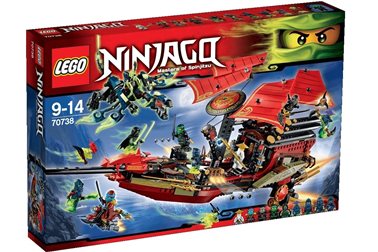Bild zu Lego Ninjago – Der letzte Flug des Ninja-Flugseglers (70738) für 89,60€ inkl. Versand