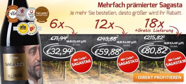 Bild zu Spanischer Rotwein Bodegas Olarra Rioja DOC Crianza mit bis zu 63% Rabatt