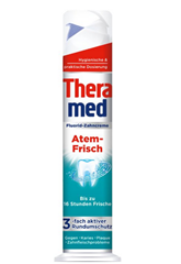 Bild zu Preisfehler: Theramed Zahncreme Spender Atem-Frisch, 2er Pack (2 x 100 ml) für 95 Cent mit Prime
