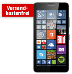 Bild zu Microsoft Lumia 640 Dual-SIM Smartphone (5 Zoll (12,7 cm) Touch-Display, 8 GB Speicher, Windows 8.1) + 6000 mAh Powerbank für 95,99€