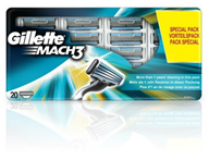 Bild zu Gillette MACH3 Rasierklingen (20 Stück) für 23,99€