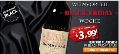 Bild zu Weinvorteil: 6 Flaschen Queensland Cellars Prestige–Shiraz für 28,89€