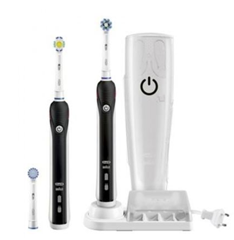 Bild zu Braun Oral-B Pro 4900 Elektrische Zahnbürste mit 2 Handstücken und Reiseetui für 77€