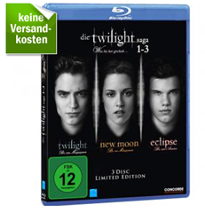 Bild zu Redcoon: Twilight Saga 1-3 auf Blu-ray für 5,99€ inkl. Versand