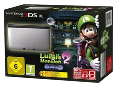 Bild zu Nintendo 3DS XL silber-schwarz + Luigi’s Mansion 2 für 149€