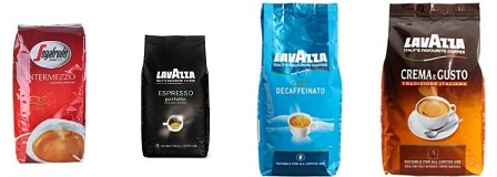 Bild zu Amazon: Verschiedene reduzierte Lavazza & Segafredo Kaffeesorten