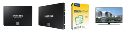 Bild zu Die restlichen eBay WOW Angebote in der Übersicht, z.B. SAMSUNG MZ-75E2T0 SSD 850 Evo 2 TB 2.5 Zoll für 579€