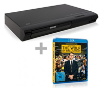 Bild zu Philips BDP 2385 Blu-ray Player + The Wolf of Wall Street (Blu-ray) für 77€