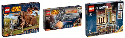 Bild zu Galeria Kaufhof: Drei reduzierte Lego Bausätze, z. B.: Lego Star Wars MTT (75058) für 86,99€ (Vergleich 109,99€)
