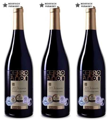 Bild zu Weinvorteil: 12 Flaschen Bodegas Olarra Cerro Añon Rioja DOCa Crianza für 39,83€ inkl. Versand