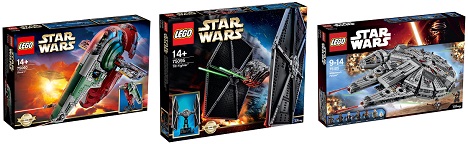 Bild zu Galeria Kaufhof: Drei reduzierte Lego Bausätze, z. B.: Star Wars Slave I (75060) für 173,99€ (Vergleich 199,99€)