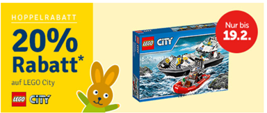 Bild zu MyToys: 20% Extra Rabatt auf Lego City (ab 35€ MBW)